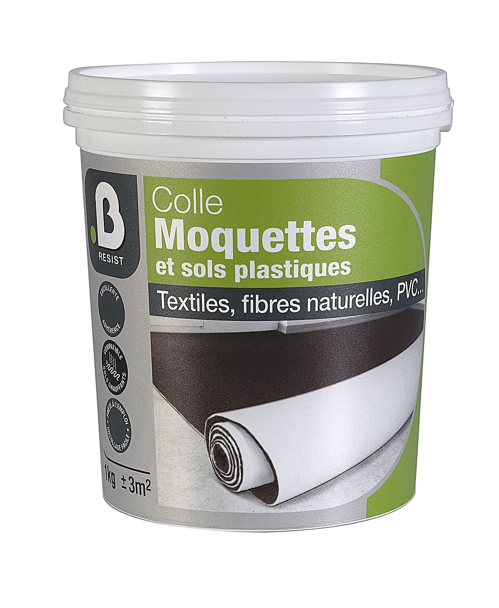 Colle moquette et sol plastique 1kg - INVENTIV