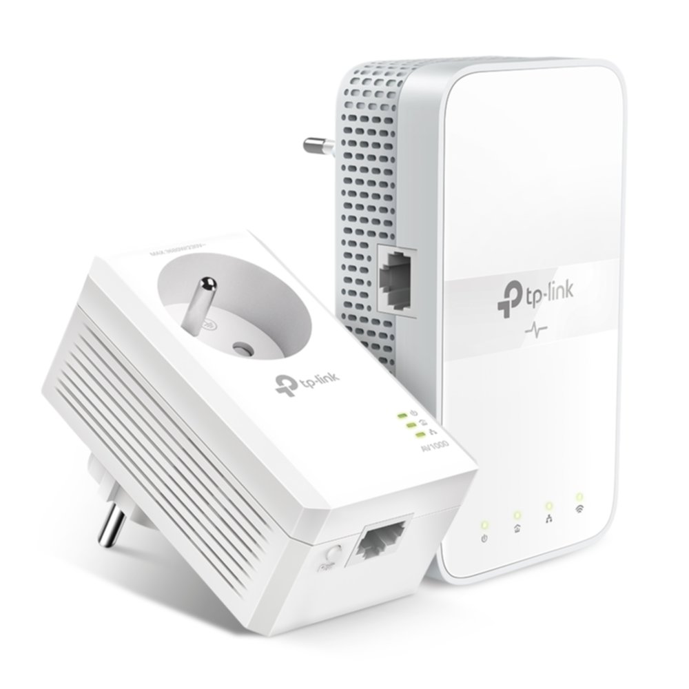 Kit 2 CPL AV1000 avec prise Gigogne - TP-LINK 