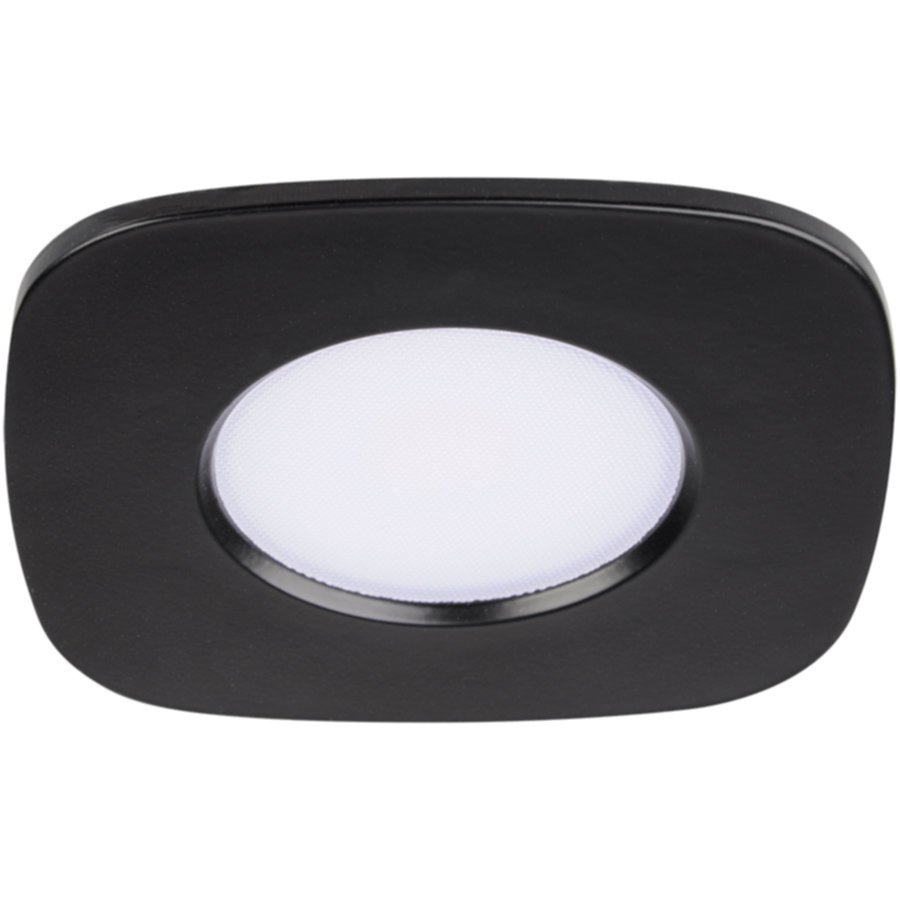 Spot encastré aluminium noir RINA L9,5cm Lutec