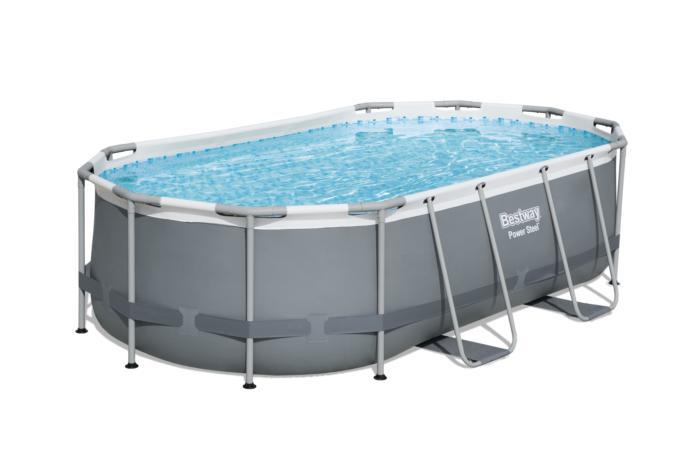 Piscine tubulaire ovale 4,27x2,5x1m Power Steel - BESTWAY