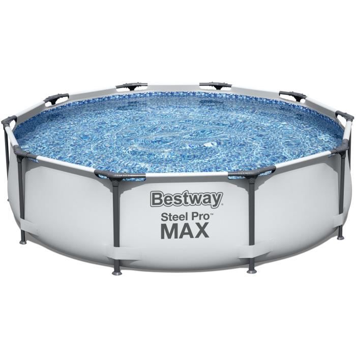 Piscine tubulaire ronde Ø3,05x0,76m Steel Pro Max - BESTWAY