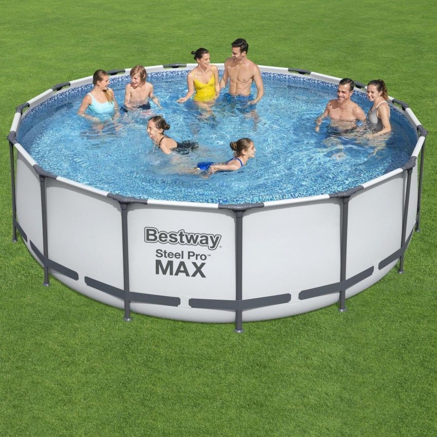 Piscine hors sol ronde Steel Pro Max™  ø457cm BESTWAY