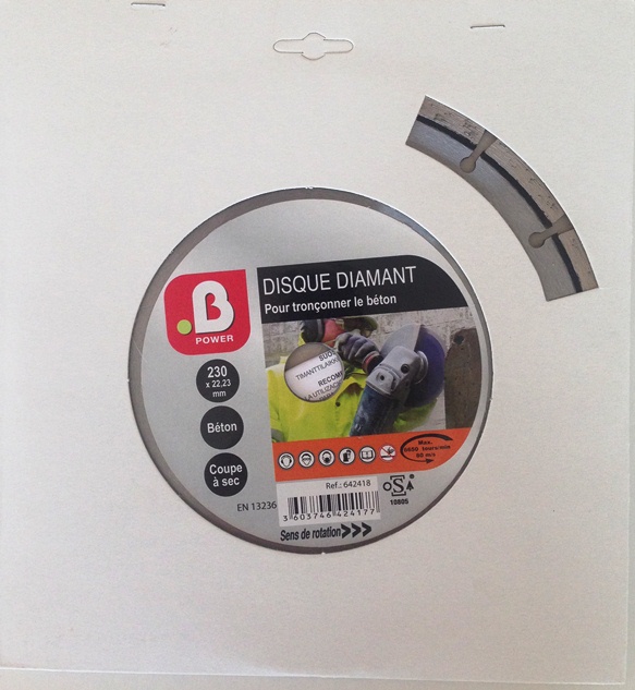 Disque diamant laser 230mm - B POWER