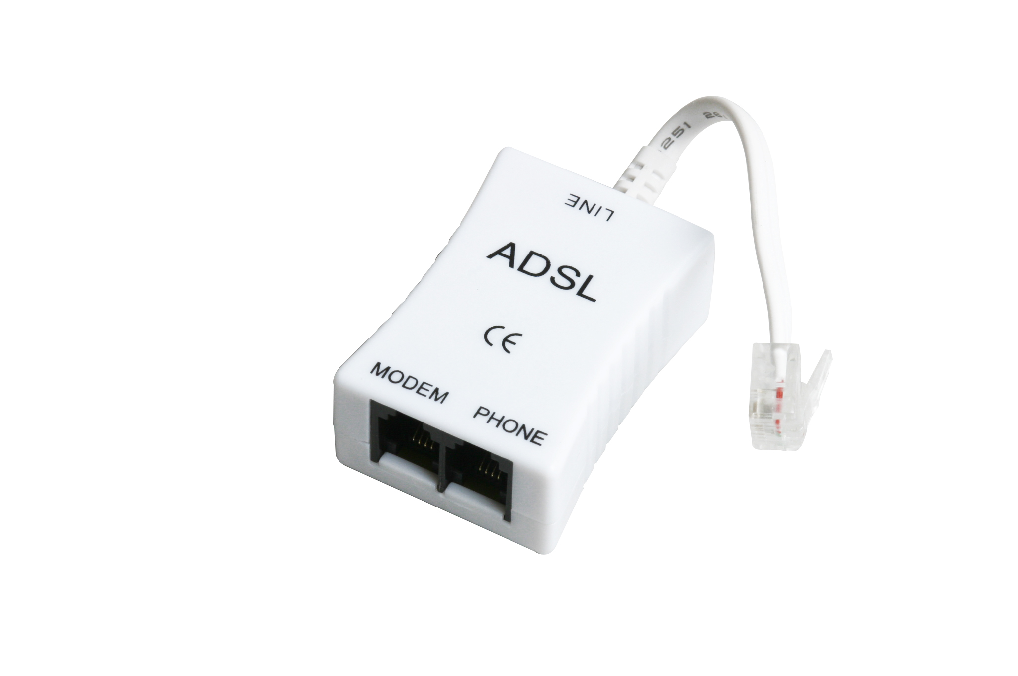 Filtre ADSL 2 entrées RJ11 / 1 sortie RJ11 - OPTEX