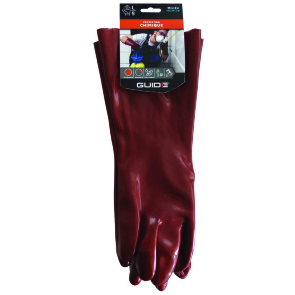 Gants protection chimique 137 40cm taille 10        