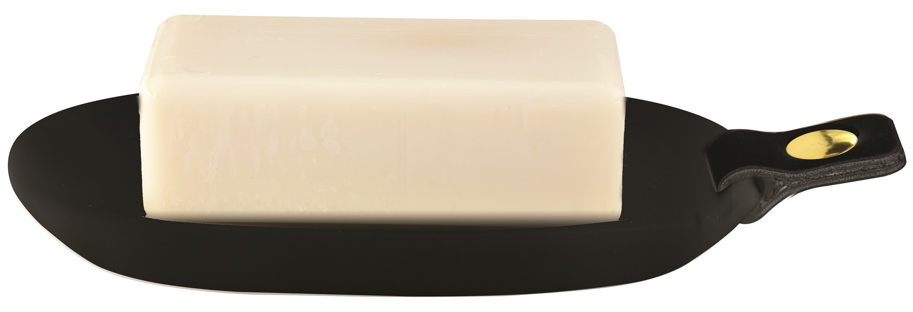 Porte-Savon Lio Noir Polyresin/Cuir