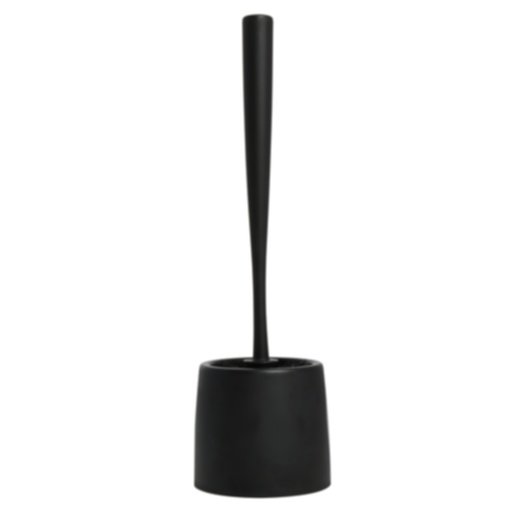 Brosse WC 10,7x36,5cm noir - SPIRELLA