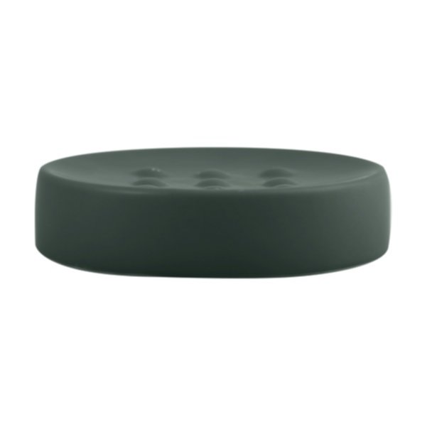 Porte savon tube dark green