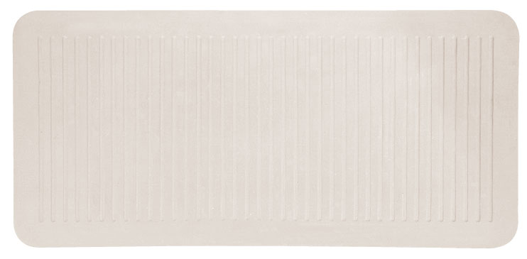 Tapis antidérapant de baignoire viva 75x35 white