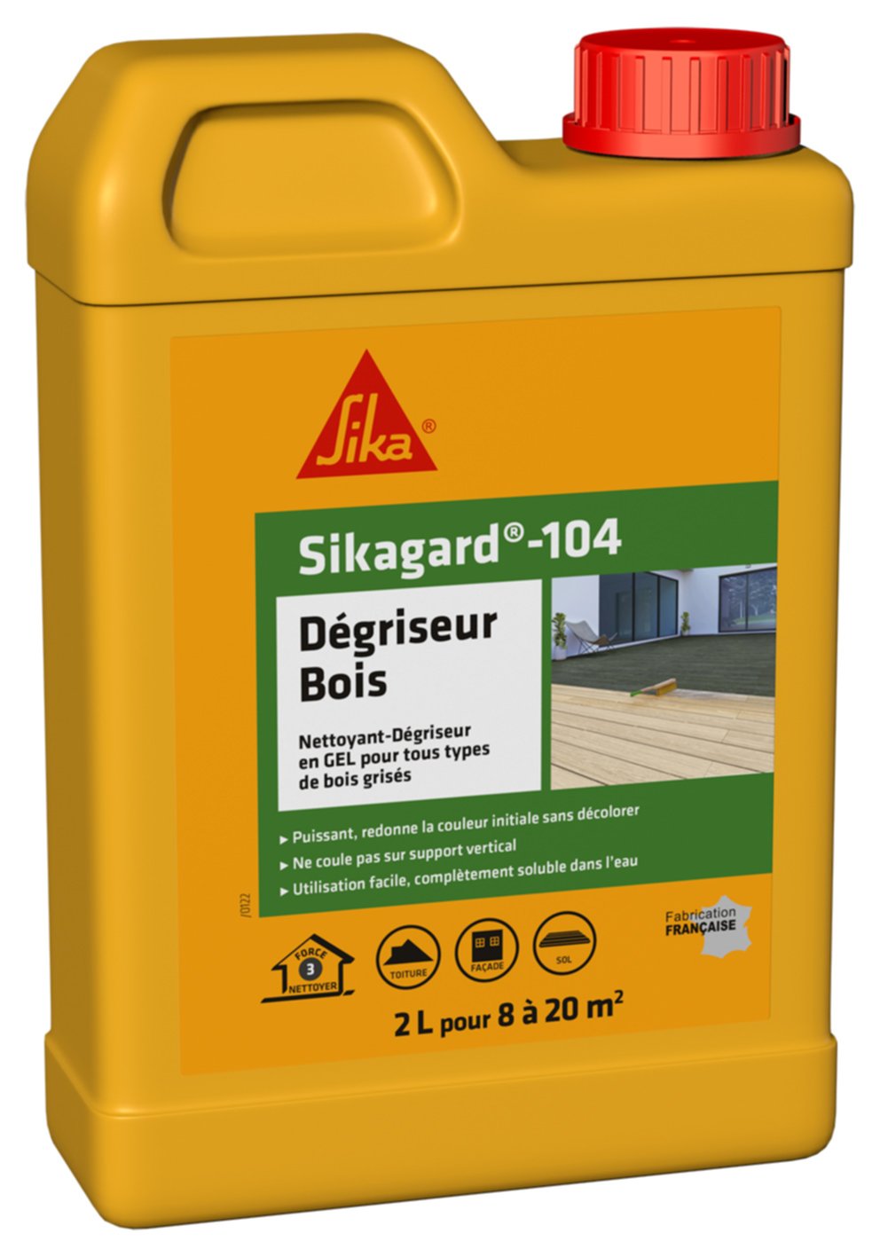 Dégriseur bois Sikagard-104 2L - SIKA