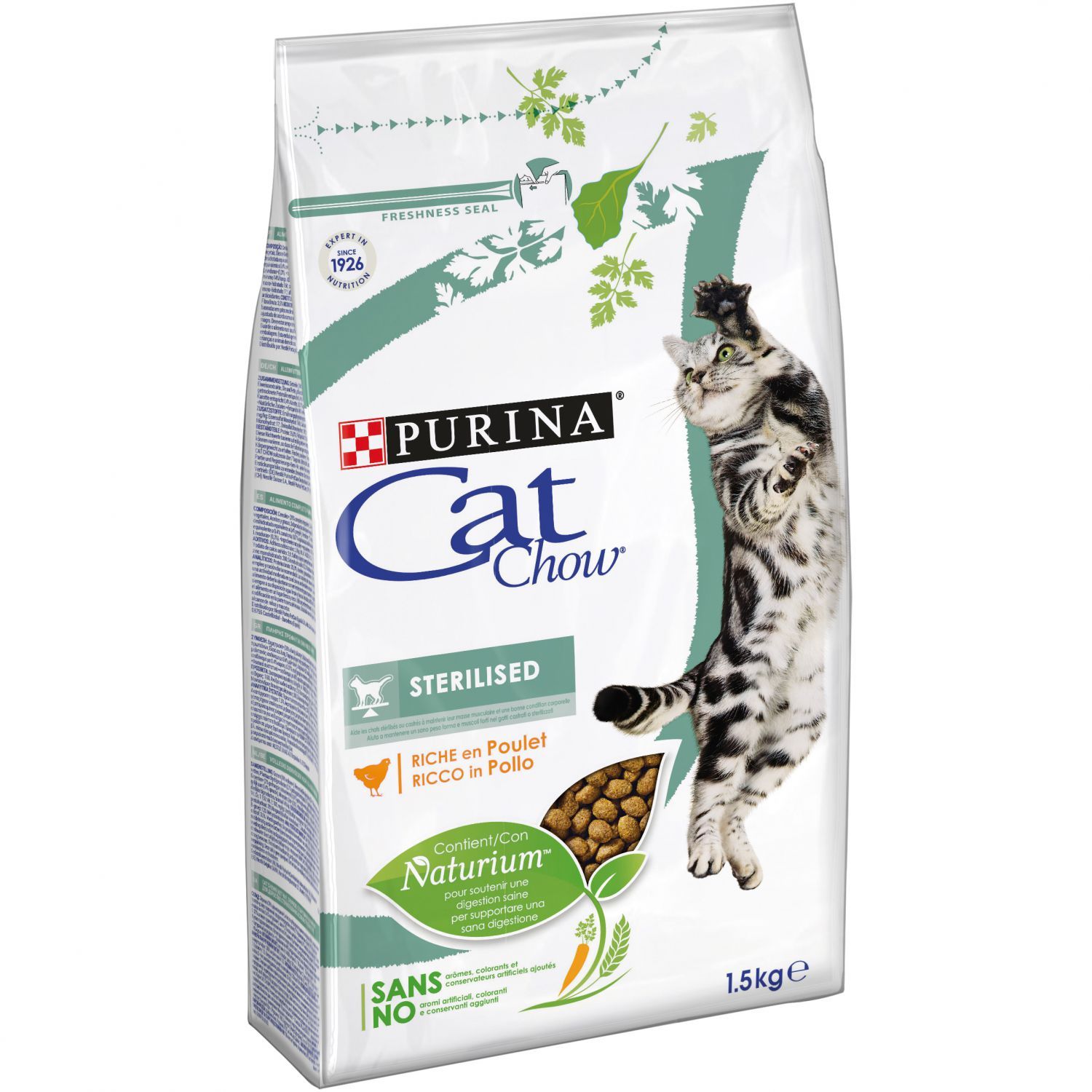 Croquettes Chat Stérilisé Riche en Poulet 3kg - PURINA CAT CHOW