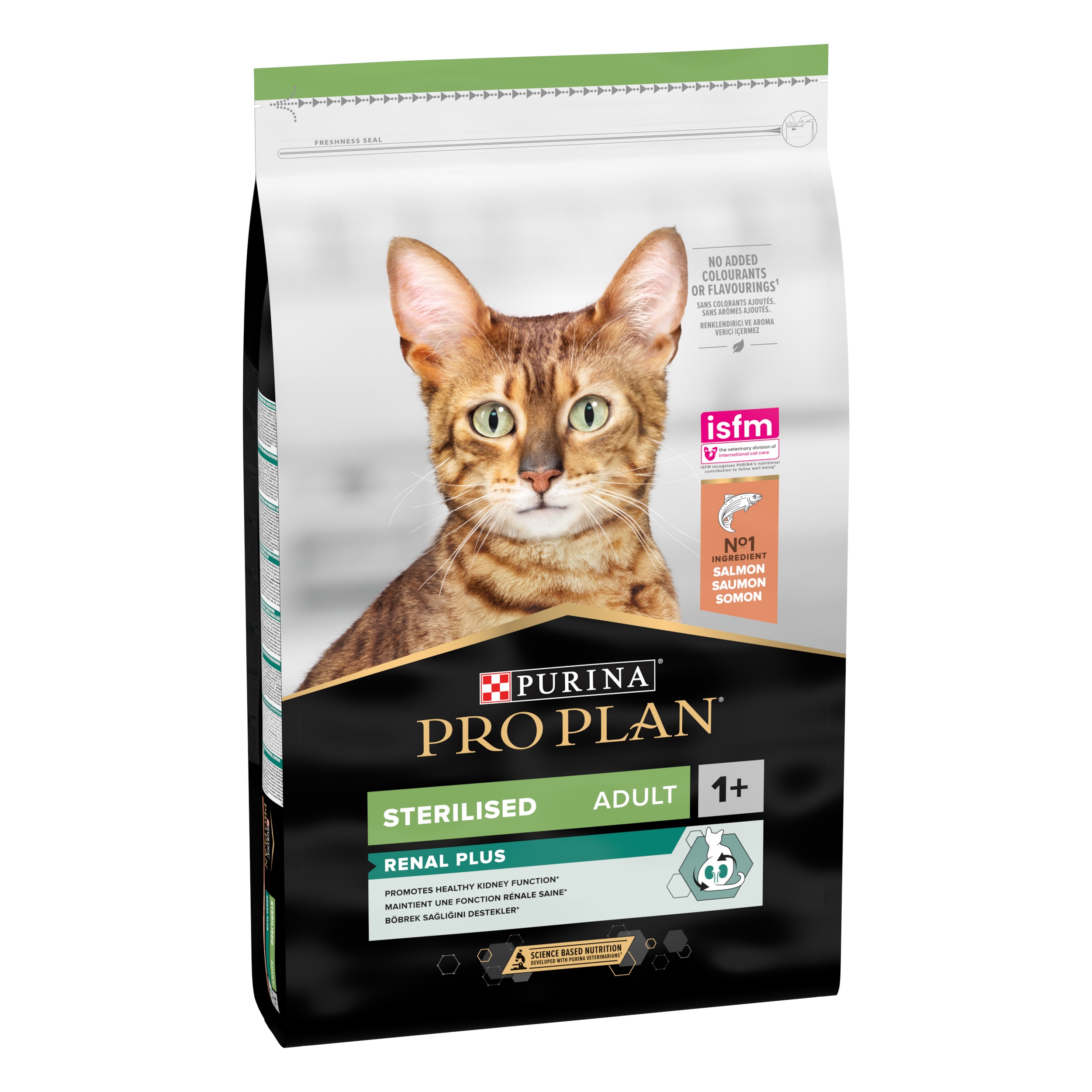 Croquettes chat adulte stérilisé Optirenal saumon 10 kg - PRO PLAN