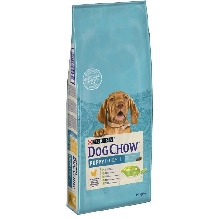 Croquettes Chiot Dog Chow au Poulet 14kg - PRO PLAN