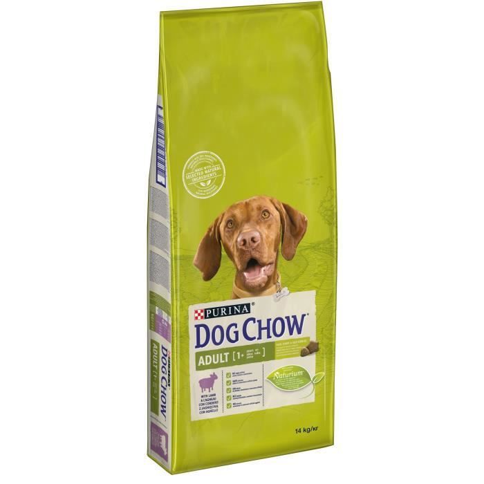 Croquettes Chien Dog Chow Agneau 14kg - PURINA