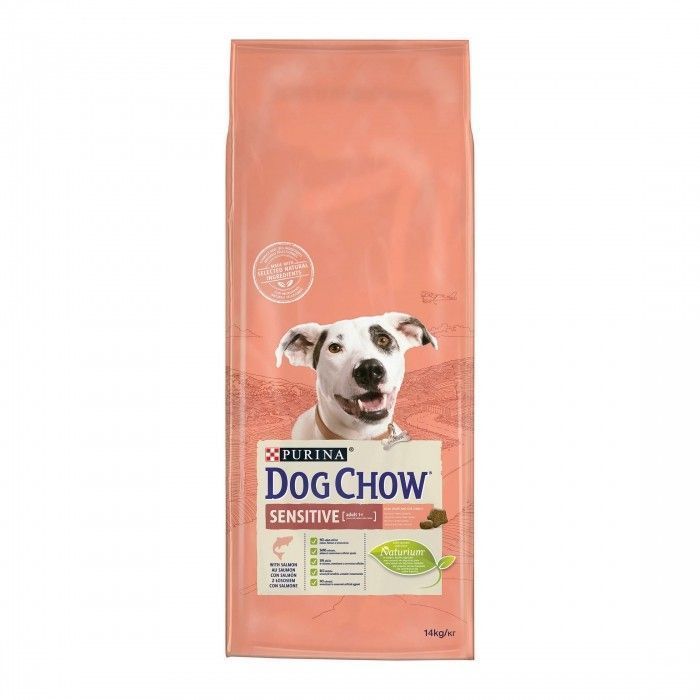 Croquettes Chien Dog Chow Sensitive Saumon 14kg - PURINA