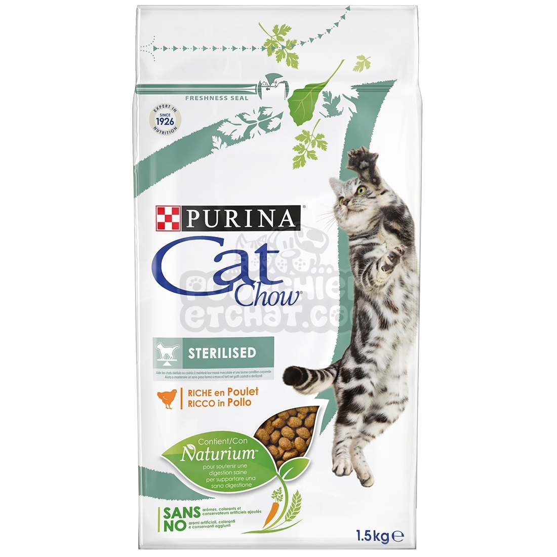 Croquettes Chat Stérilisé Riche en Poulet 10kg - PURINA CAT CHOW