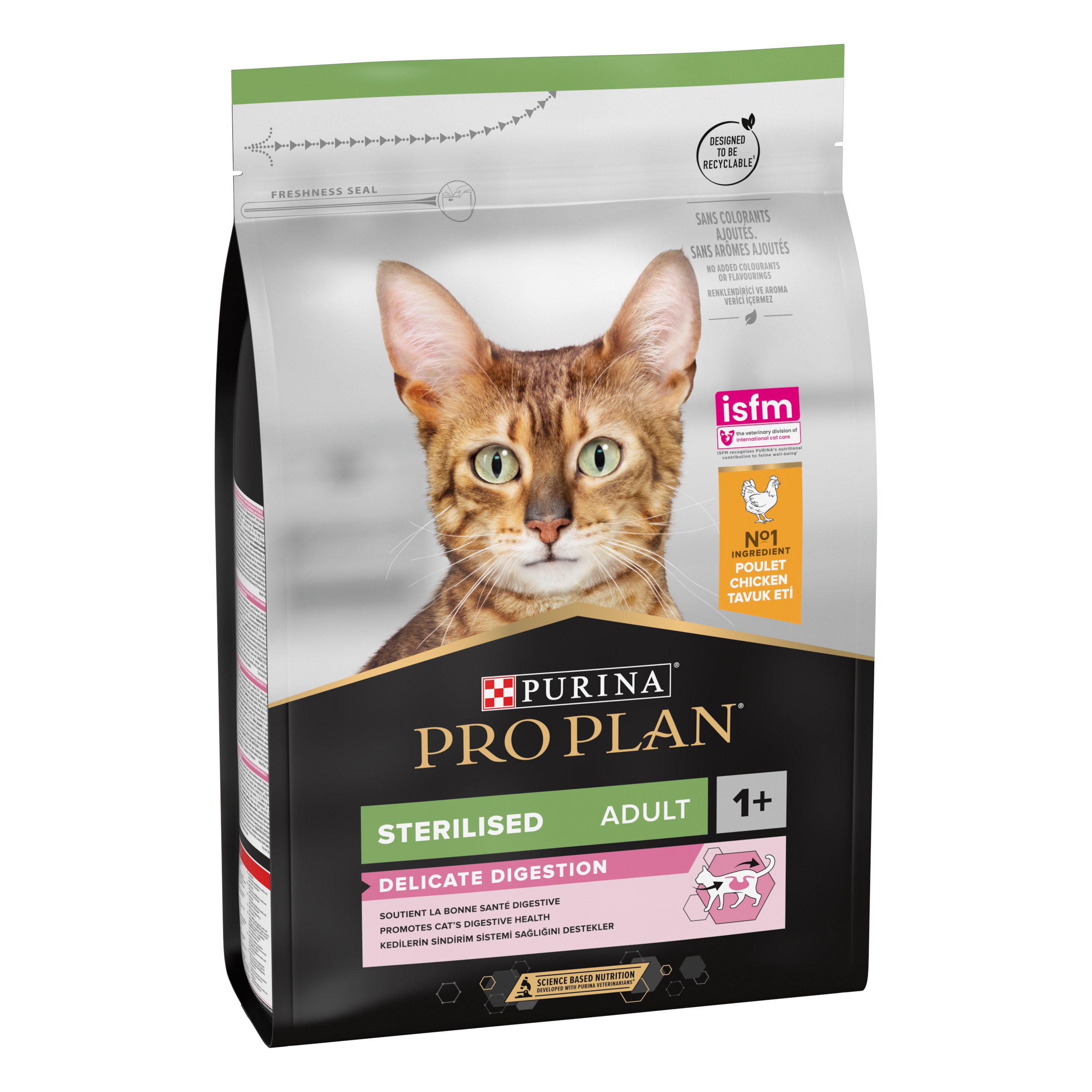 Croquettes Chat Stérilisé Optidigest Riche en Poulet 3kg - PRO PLAN