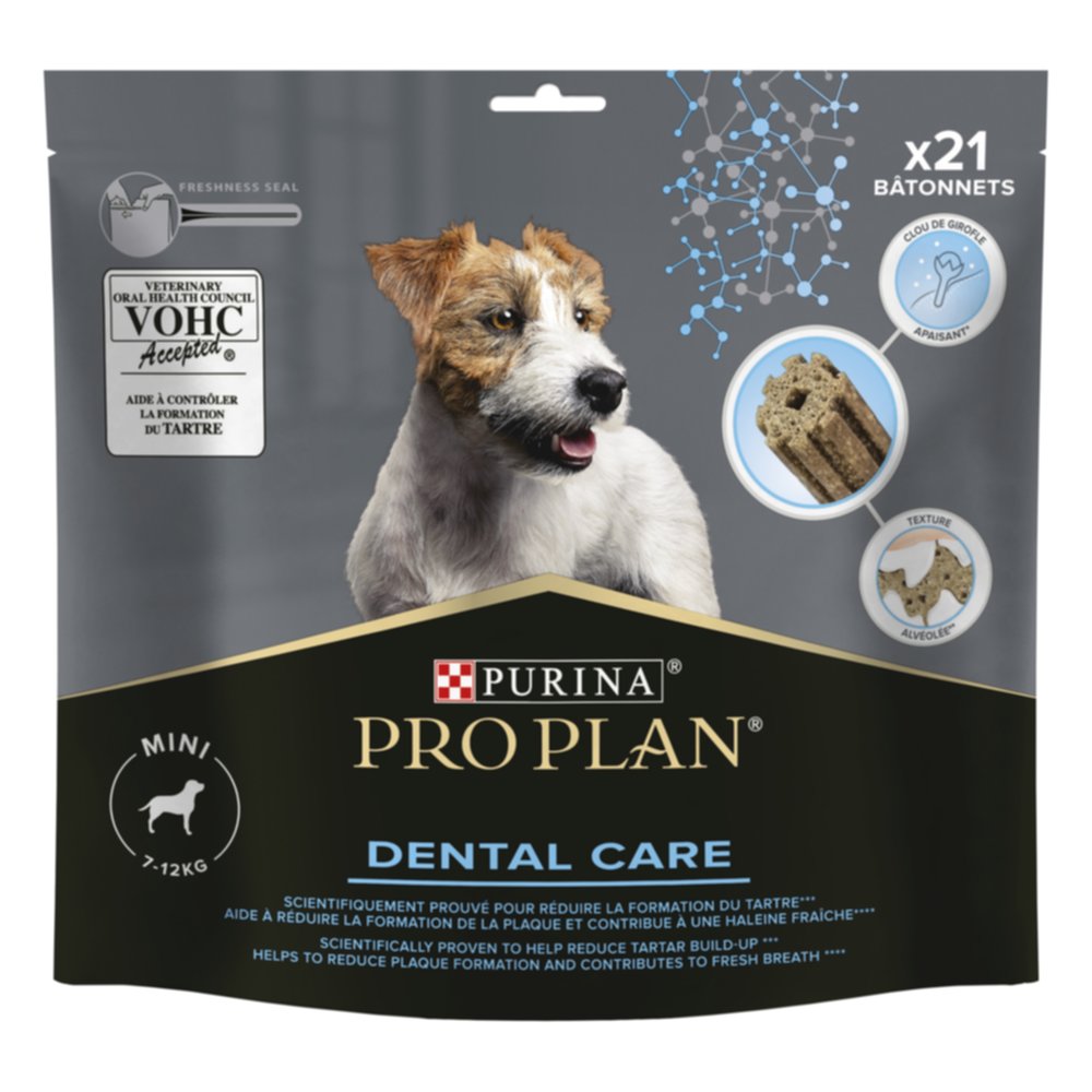 Sachet 21 sticks dentalcare chien mini 345 g