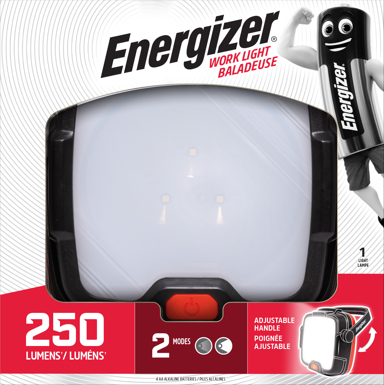 Baladeuse mains libres 250 lumens Energizer 