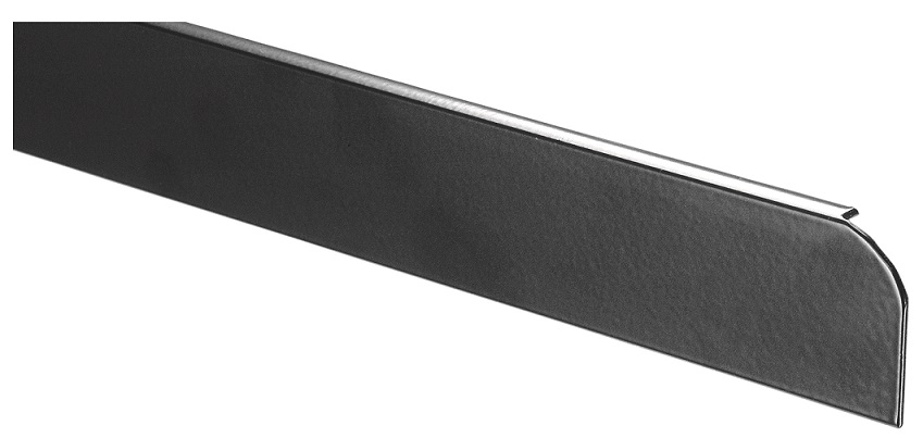Profil de finition de plan de travail aluminium 2 bords droits 670 x 38 mm  - SPTD