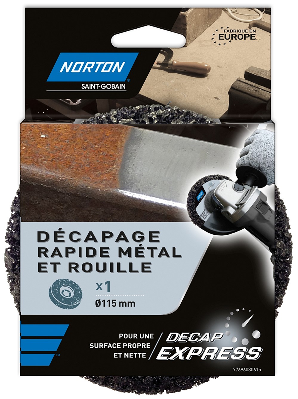Disque métal/rouille 115mm - NORTON