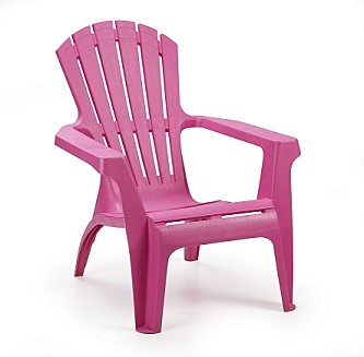 Fauteuil de jardin résine Dolomiti fuchsia - IPAE PROGARDEN