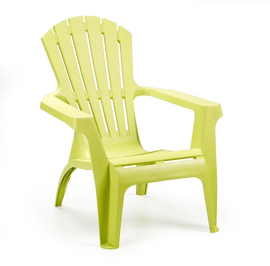 Fauteuil de jardin résine Dolomiti vert citron - PROGARDEN