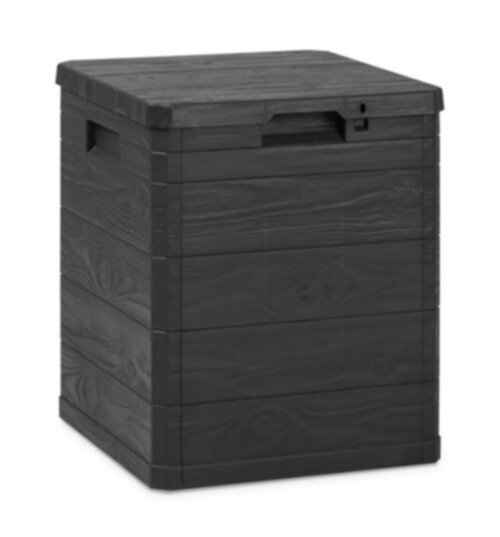 Coffre jardin résine anthracite Woody 90L - TOOMAX