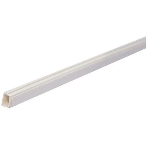 Moulure électrique adhésive 12x7mm 2m blanc