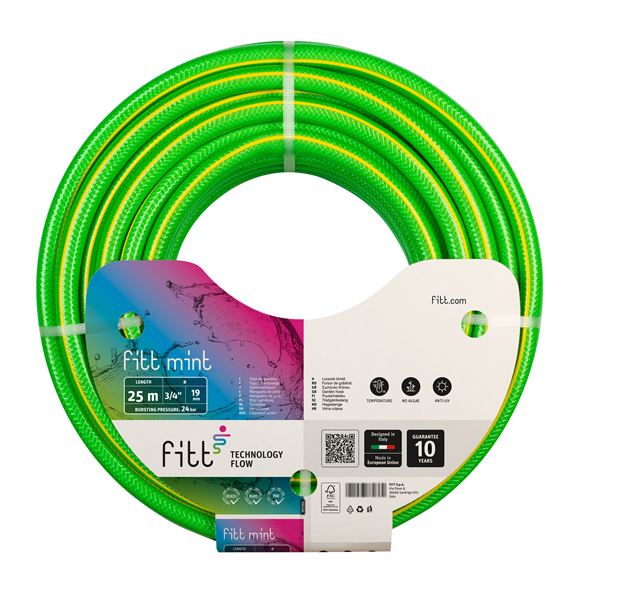 Tuyau d’arrosage fitt mint 19mm 25m