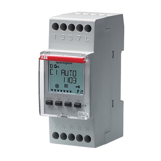 Minuterie digital hebdomadaire 16A 2 modes -ABB