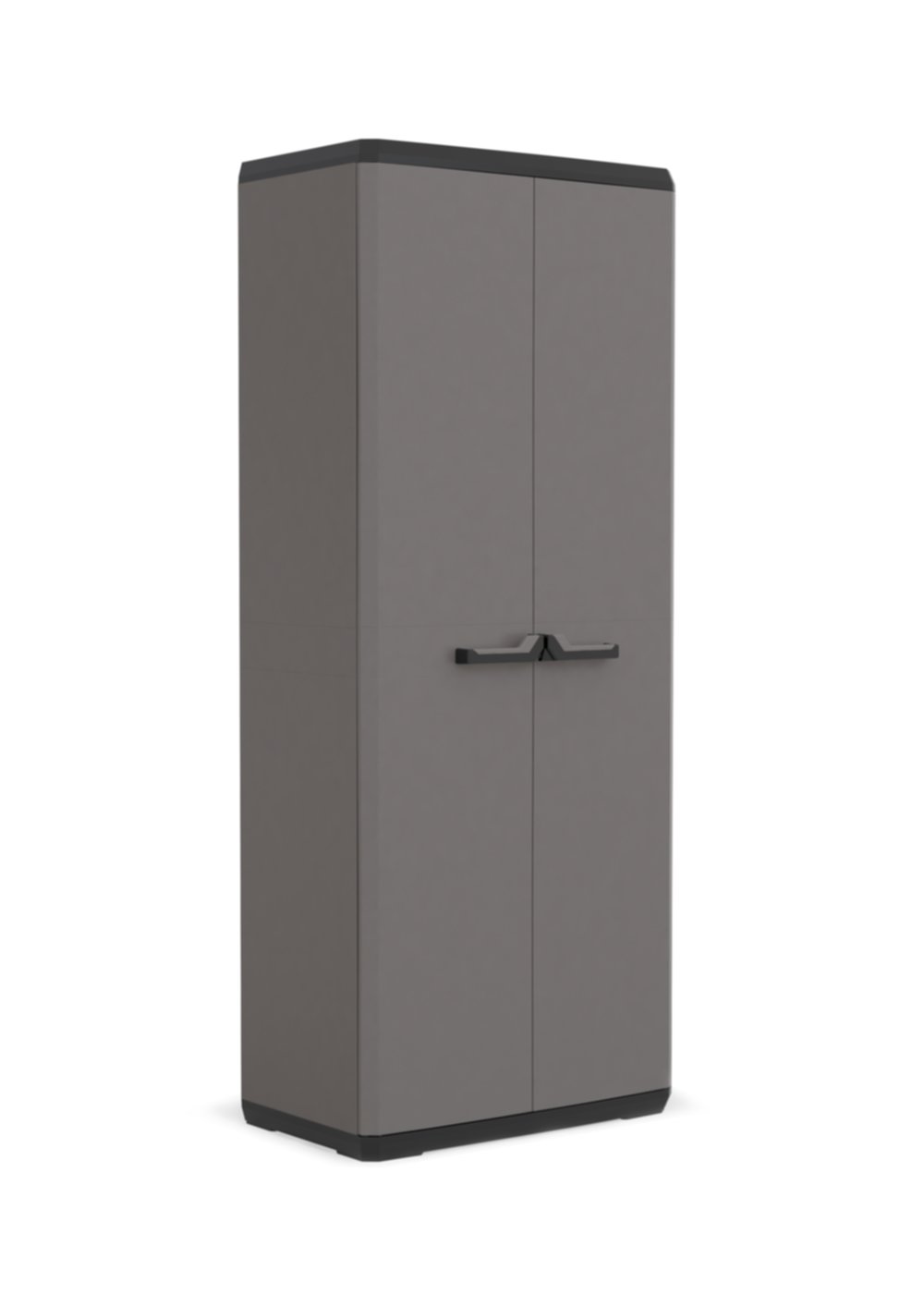 Armoire haute résine PIU 166 x 68 x 39 cm gris/noir - KETER