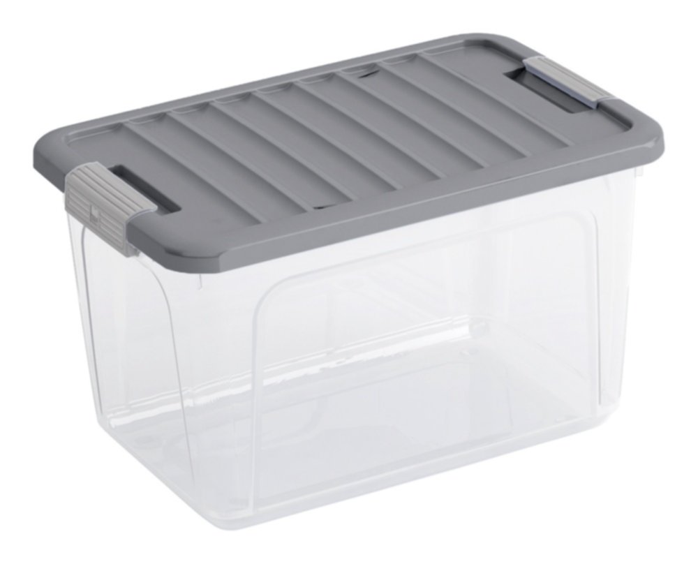 Boîte de rangement Wbox 15L + couvercle clipsable