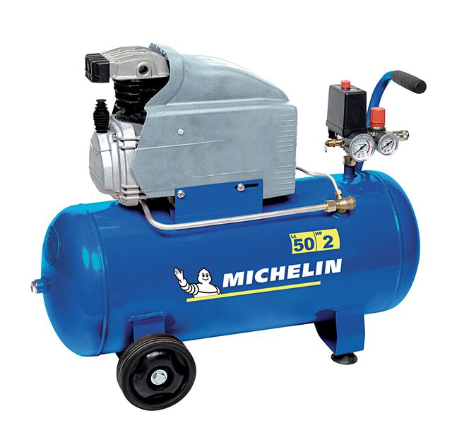 Compresseur avec cuve 50L - 2V - MICHELIN