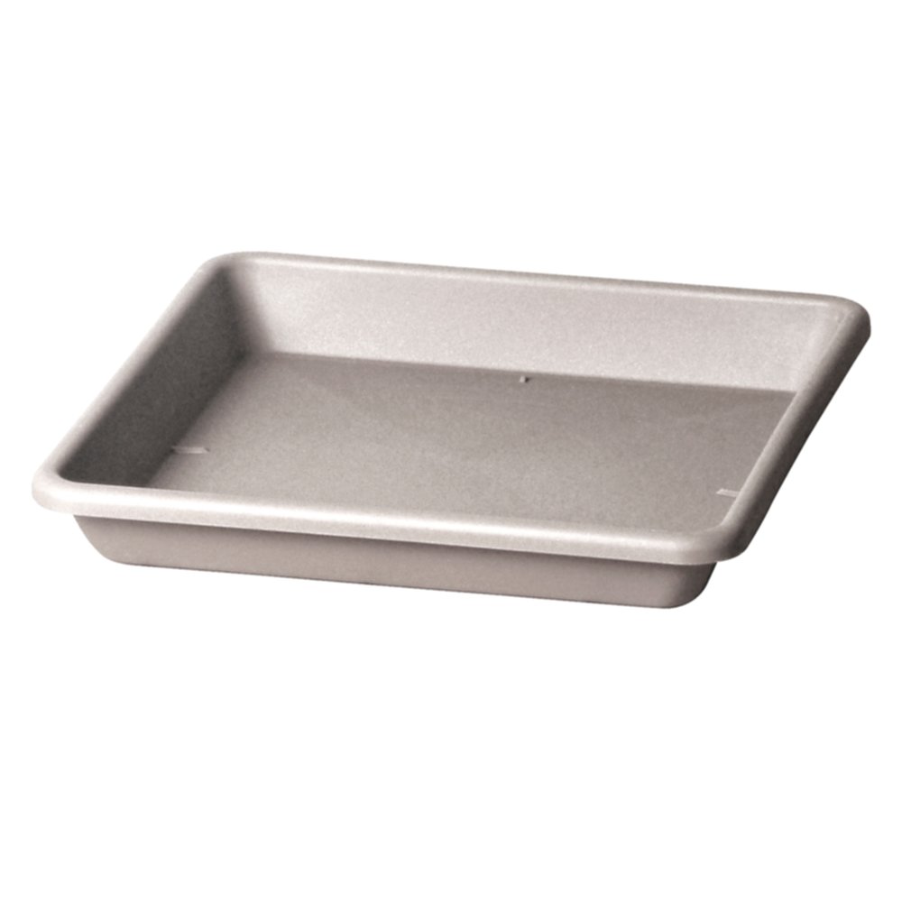 Soucoupe Plastique 33x33x5cm Taupe - DECOLINES