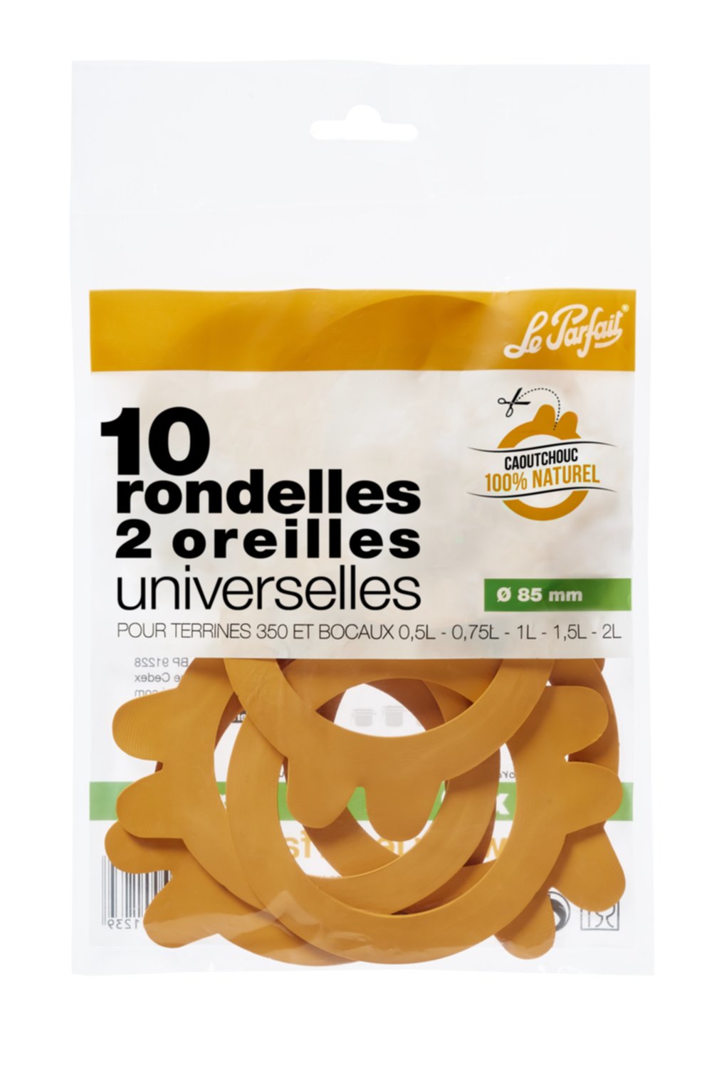 10 Rondelles Universelles 2 Oreilles 85mm - LE PARFAIT