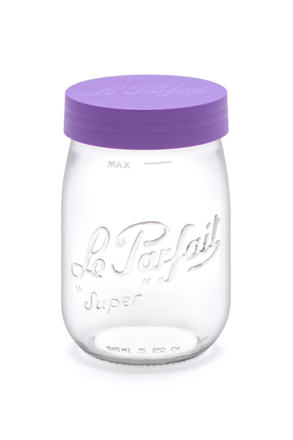 Bocal en verre Color Vis 1L Violet - LE PARFAIT