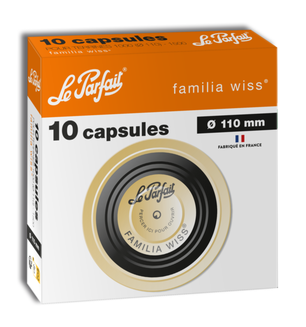 10 Capsules 110mm Familia Wiss - LE PARFAIT