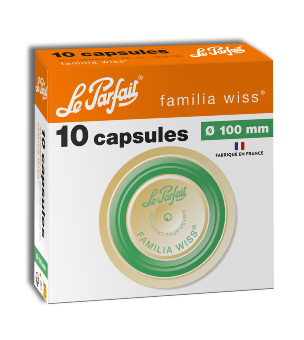 10 Capsules 100mm Familia Wiss - LE PARFAIT