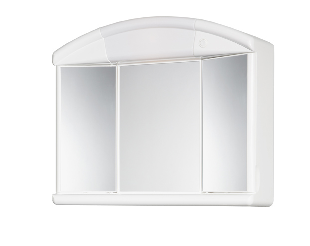 Naty blanc - armoire de toilette - 2 portes latérales pivotantes - 60cm - ALLIBERT