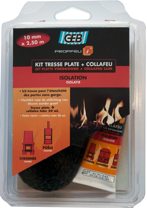 kit propfeu tresse plate large 10 + collafeu - GEB