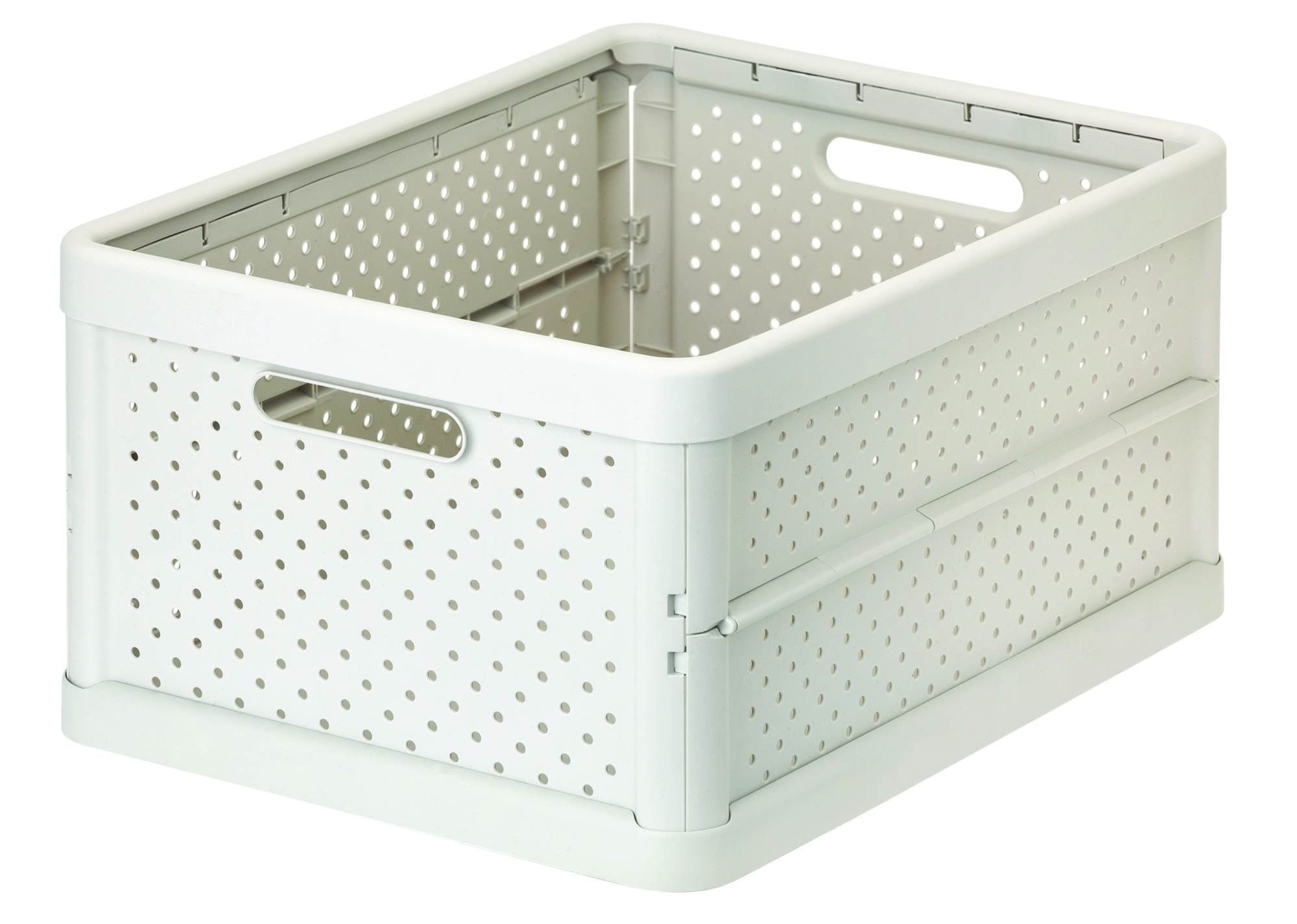 Boite pliable multifonction 32 l blanc sable