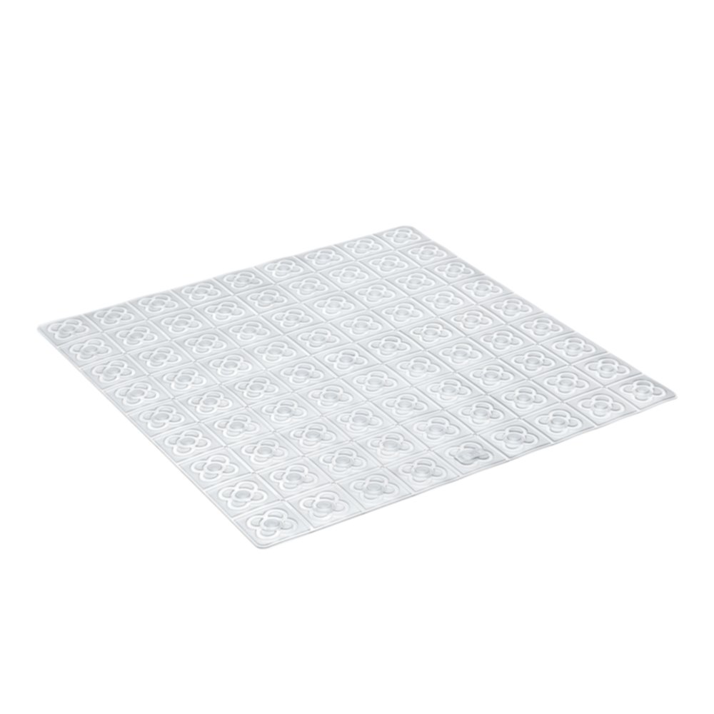 Tapis antidérapant douche Barcelone 54x54cm transparent