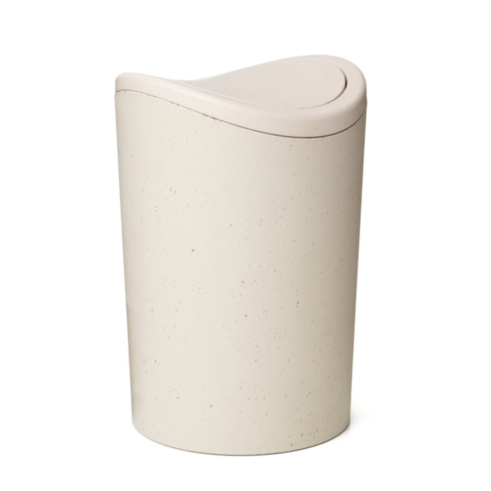 Poubelle à bascule salle de bain Ecohome 6L Beige - TATAY