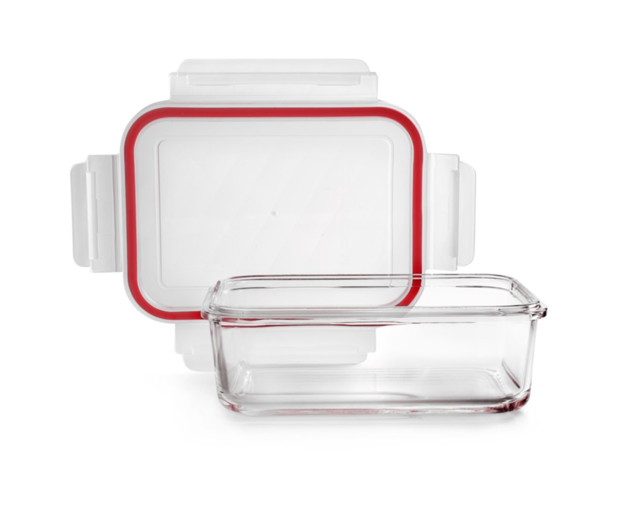 Boite alimentaire rect en borosilicate 900 ml