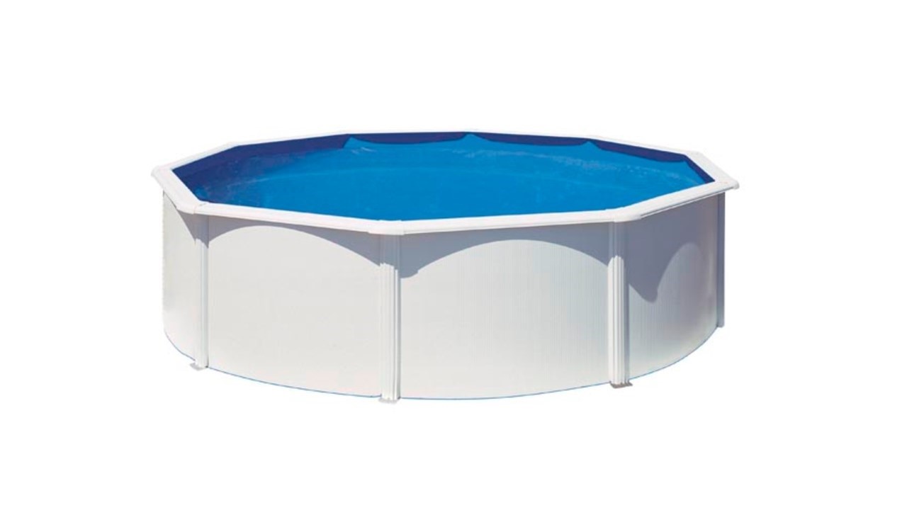 Piscine acier ronde Ø4,6x1,2m Fidji - GRE