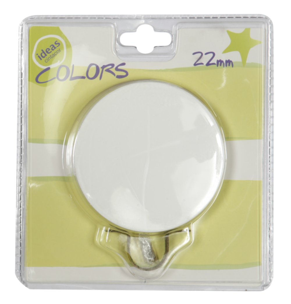 COLORS - Embout Moderne Cercle Blanc (1 U)