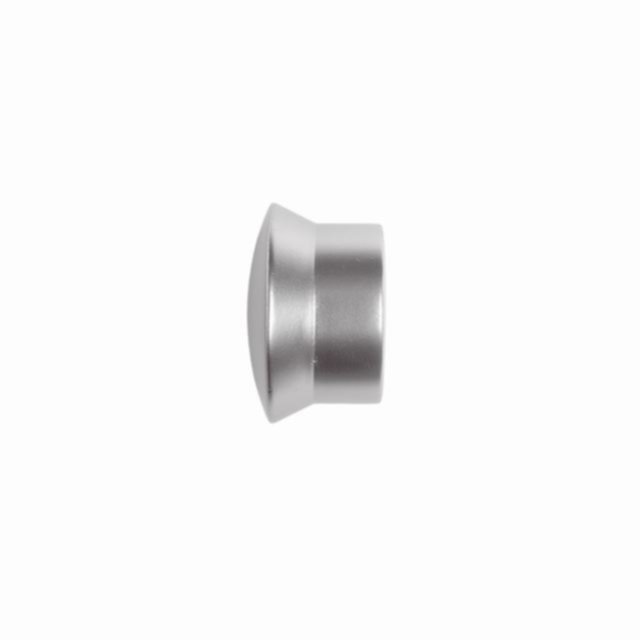 TENDENCIAS - Embout Bouton Argent x2