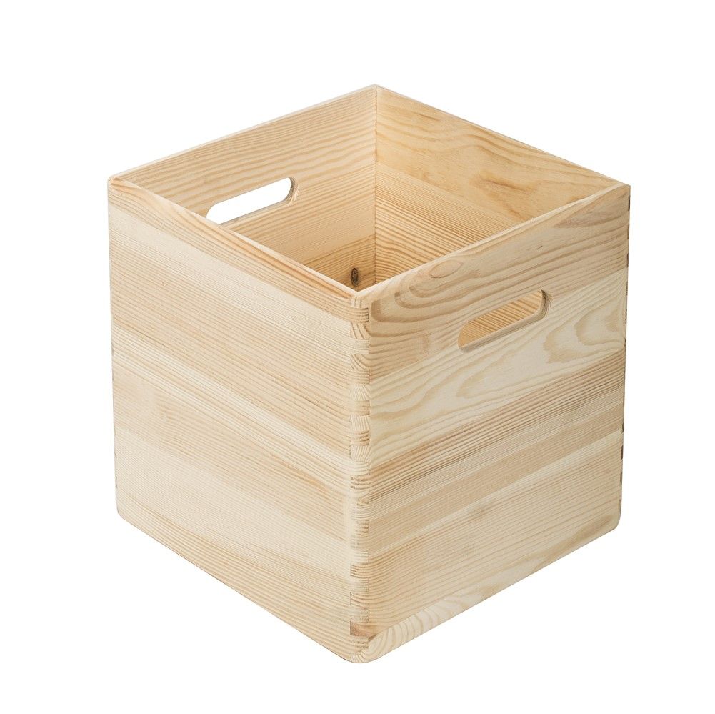 Caisse de Rangement Pin Massif 30x30x30x30cm - ASTIGARRAGA