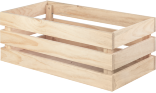 Caisse de rangement Nova pin massif 26x68x33cm - ASTIGARRAGA